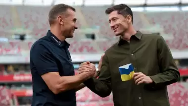 Lewandowski'den Shevchenko'yu duygulandıran destek!
