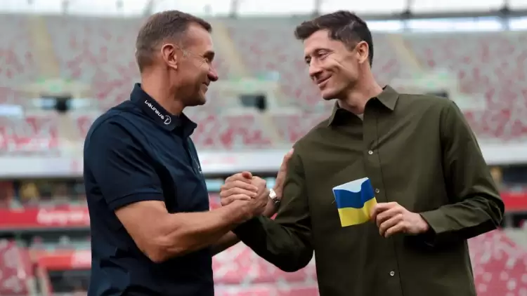 Lewandowski'den Destek! Dünya Kupası'nda Ukrayna Renklerinde Kol Bandı