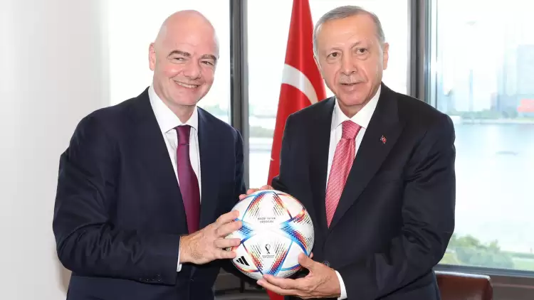 Infantino'dan Cumhurbaşkanı Erdoğan'a: Maç Yapalım 