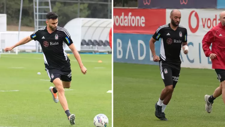 Beşiktaş'ta Rachid Ghezzal ve Nathan Redmond antrenmana çıktı! Bireysel..