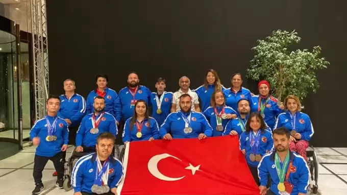 Para Halter Avrupa Şampiyonası'nda milliler toplam 43 madalya kazandı