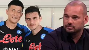 Kim Min Jae ve Elif Elmas, Wesley Sneijder’i çıldırttı!