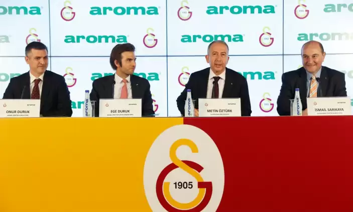 G.Saray, Aroma'yla Sponsorluk Anlaşması İmzaladı! Metin Öztürk'ten Ronaldo Açıklaması