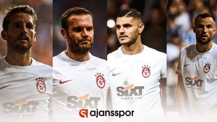 Galatasaray'ın Yıldızları Icardi, Mata, Mertens, Seferovic Sıfır Çekti!