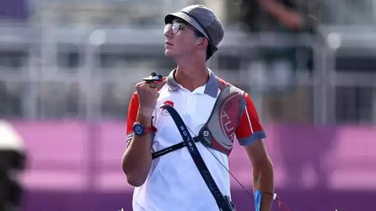 Milli okçu Mete Gazoz'dan Dünya Kupası'nda bronz madalya