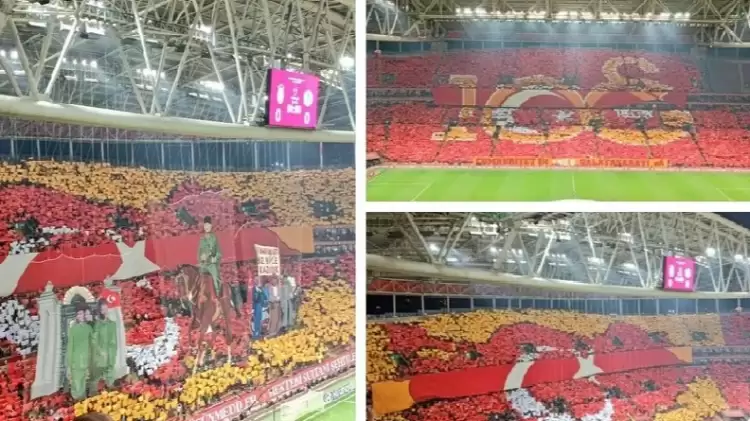 Galatasaray'dan Muhteşem Atatürk ve Cumhuriyet Koreografisi 