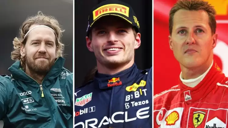 Formula 1 Haberleri | Verstappen, Schumacher ve Vettel'i yakaladı