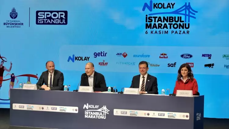 N Kolay 44. İstanbul Maratonu'nun Basın Toplantısı Yapıldı