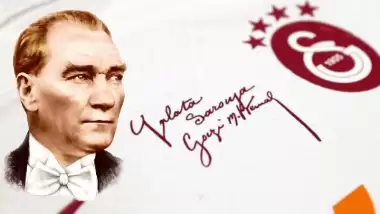 Galatasaray'a Karagümrük maçında Atatürk imzalı forma