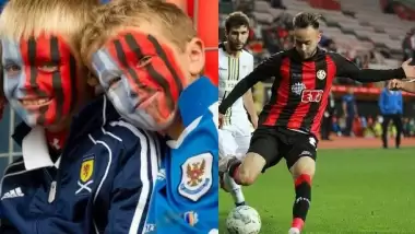 İskoçya Ligi'nden Es Es'e pankartlı destek