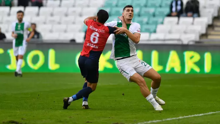 Bursaspor - Düzcespor: 0-0 (Maç Sonucu-Özet)