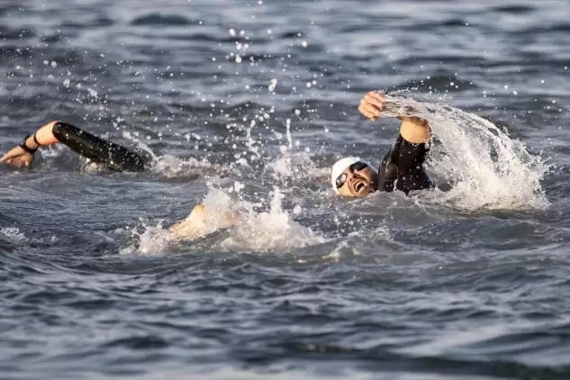 Ironman Triatlonu'nun startı verildi