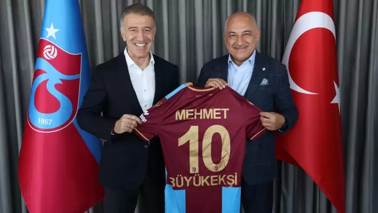 TFF Başkanı Mehmet Büyükekşi, Trabzonspor Kulübünü ziyaret etti
