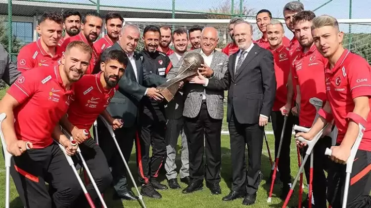 Dünya Şampiyonu Olan Ampute Futbol Milli Takımı'na TFF'den Şok Mesaj