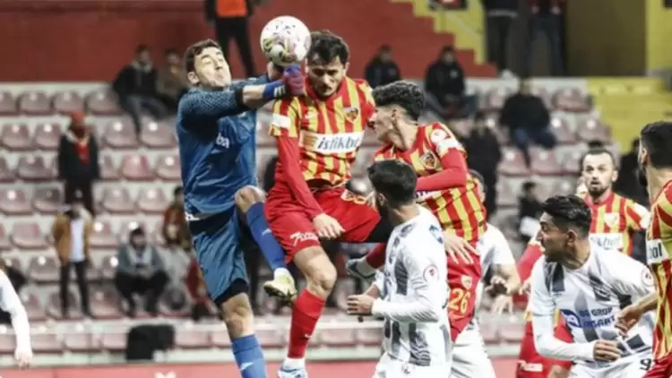 Kayserispor - Sivas Belediyespor: 1-0 (Maç Sonucu - Özet)