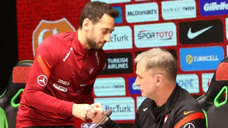 A Milli Takım'da Stefan Kuntz ve Hakan Çalhanoğlu'ndan Açıklama