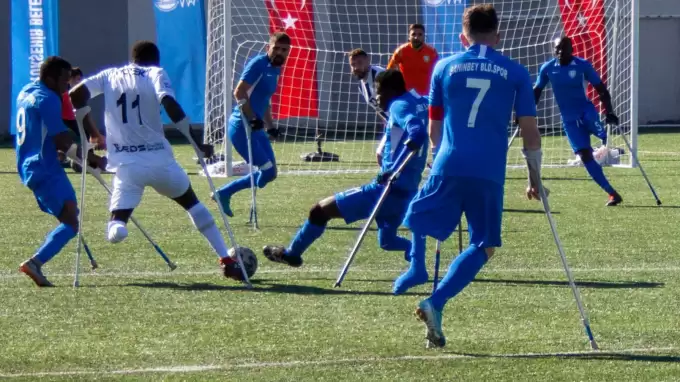 Şahinbey Ampute takımı gruptan lider olarak çıktı 3-0