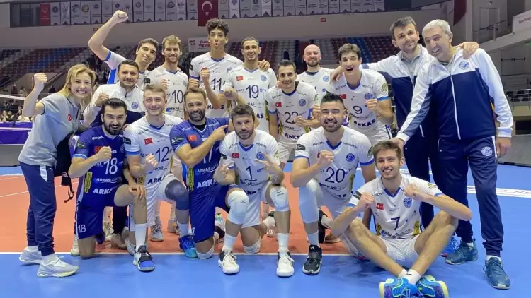 Arkas Spor - Caruur Volley Gent: 3-1 (Maç Sonucu-Özet)