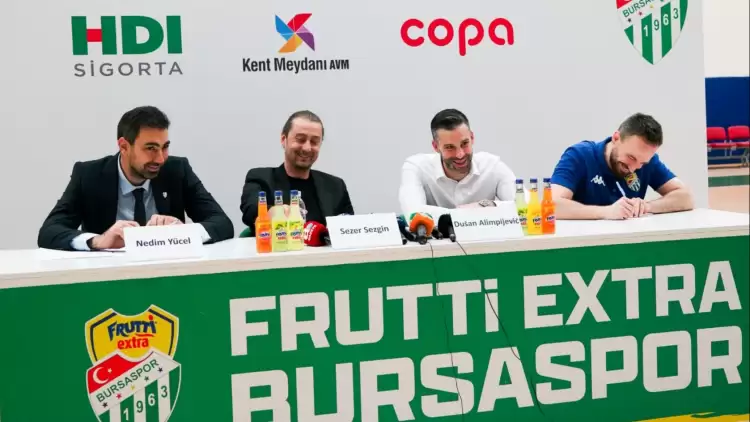 Frutti Extra Bursaspor, Dusan Alimpijevic’in Sözleşmesini Uzattı