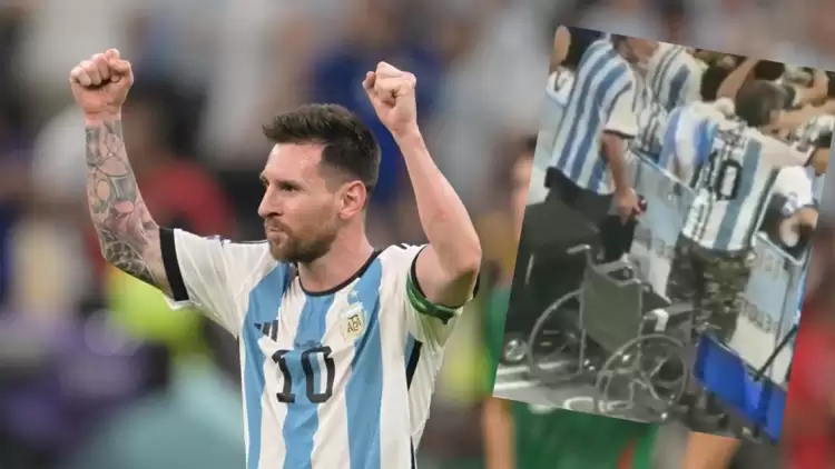 Messi aşkı tekerlekli sandalyeden kaldırdı! 