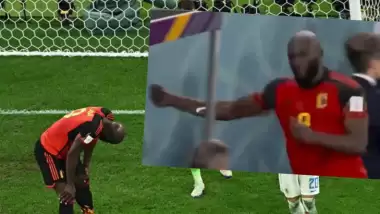 Lukaku yedek kulübesinin camını yumrukla indirdi!