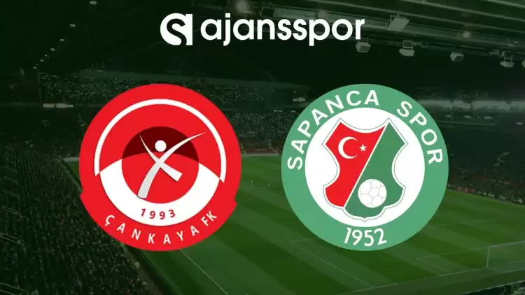 Çankaya FK - Sapanca Gençlik Maçının Canlı Yayın Bilgisi