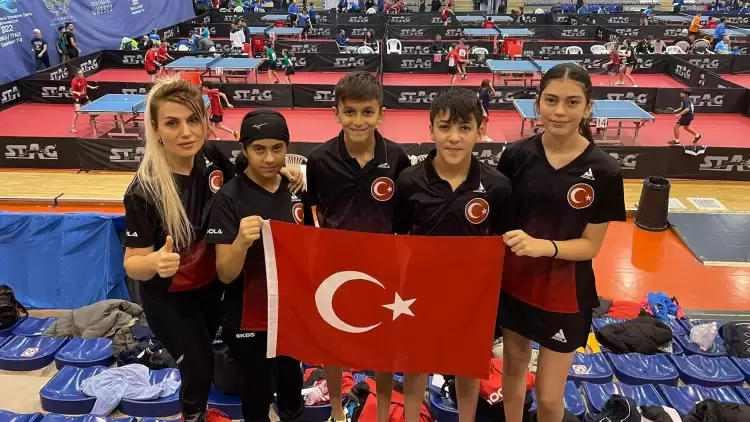 Türkiye Masa Tenisi, Akdeniz Oyunları'na Damga Vurdu