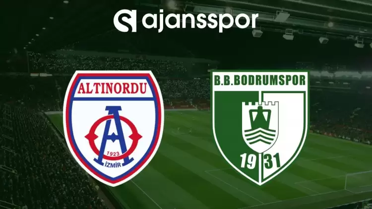 Altınordu - Bodrumspor Maçının Canlı Yayın Bilgisi ve Maç Linki