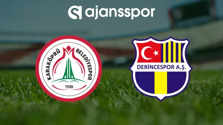 CANLI| Karaköprü Belediyespor - Belediye Derincespor