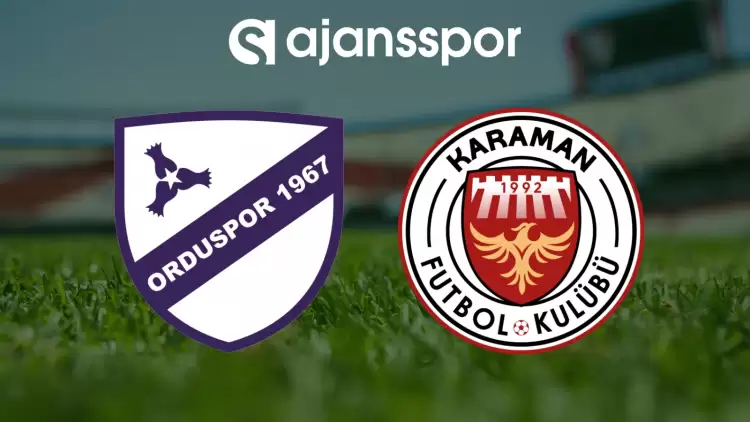 CANLI| Orduspor- Karaman FK Maçını Canlı İzle (Maç Linki)