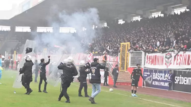 TFF 2. Lig'de Batman-Şanlıurfaspor maçında olaylar çıktı, maç tatil edildi