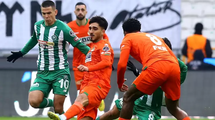 (ÖZET) Konyaspor-Alanyaspor maç sonucu: 2-2