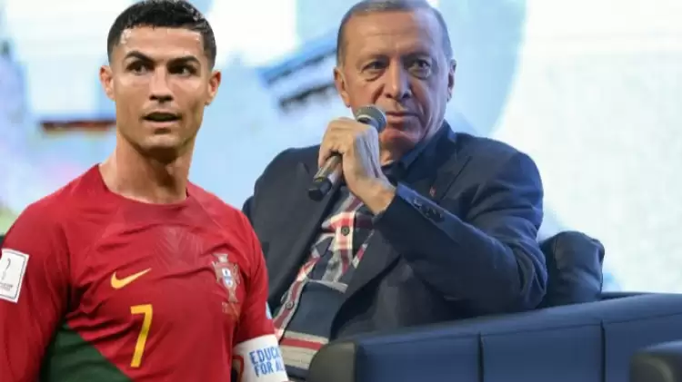 Cristiano Ronaldo transferini Cumhurbaşkanı Erdoğan duyurdu
