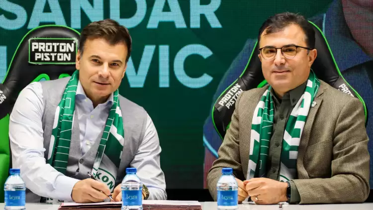Konyaspor'un Yeni Teknik Direktörü Aleksandar Stanojevic İmzayı Attı