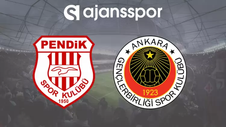 CANLI| Pendikspor - Gençlerbirliği Maçının Canlı Yayın Bilgisi ve Maç Linki