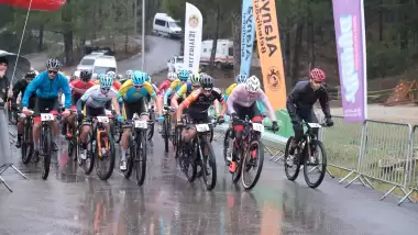 Uluslararası Dağ Bisikleti Kupası C1 yarışı tamamlandı