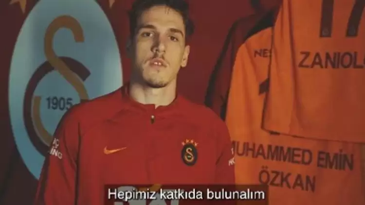 Galatasaray'ın yeni transferi Zaniolo'dan destek çağrısı