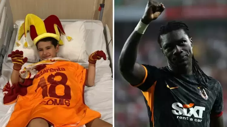 Bafetimbi Gomis'ten minik Ege'ye büyük destek! "Artık yeğenim oldu"