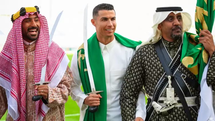 Cristiano Ronaldo, Suudi Arabistan'ın kuruluş kutlamalarına katıldı