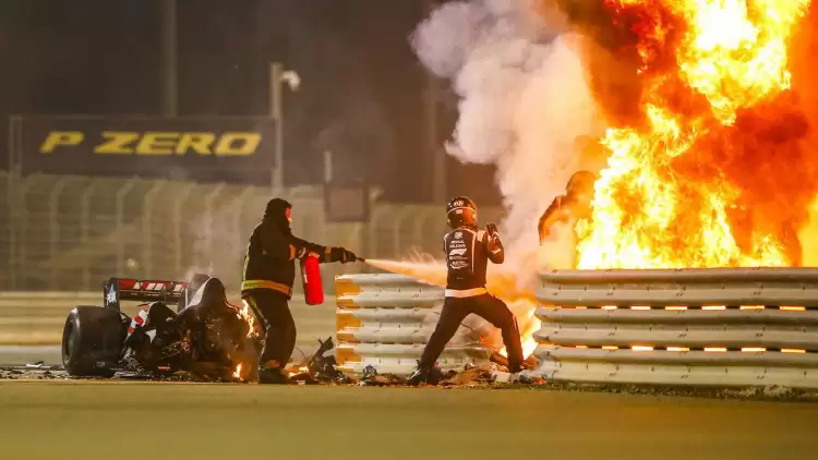 Grosjean’ın Alev Topuna Dönen F1 Aracı Sergilenecek | Formula 1 Haberleri 