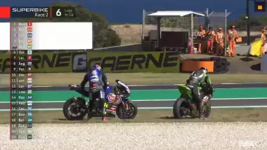 Can Öncü üçüncü, Toprak Razgatlıoğlu yarışı tamamlayamadı