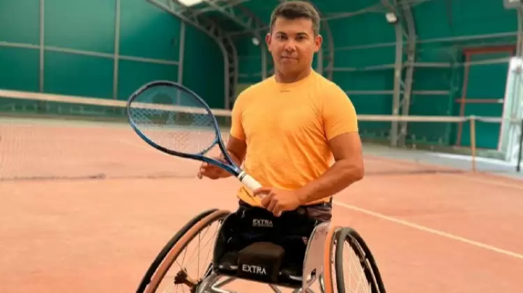 Uğur Altınel, Tekerlekli Sandalye Bolton Tenis Turnuvası'na Yarı Finalde Veda Etti