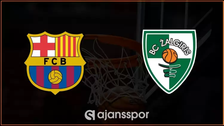 Barcelona - Zalgiris Maçının Canlı Yayın Bilgisi ve Maç Linki