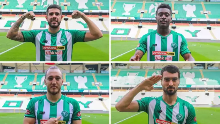 Konyaspor'dan yağmur gibi transfer! Toplu imza töreni...