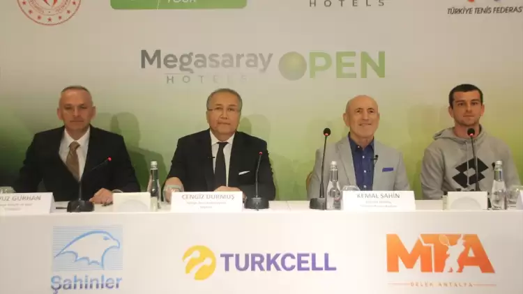 ATP Challenger Turnuvası Megasaray Hotels Open Tenis Turnuvası Antalya’da Başlıyor