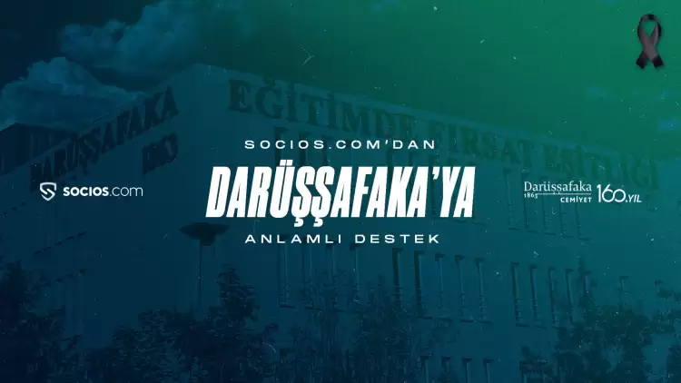 Socios.com’dan Darüşşafaka’nın Deprem Kampanyasına Destek 