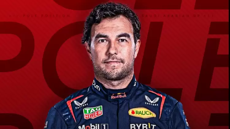 F1'de Suudi Arabistan Grand Prix'inin Red Bull'dan Sergio Perez Pole Pozisyonunu Aldı