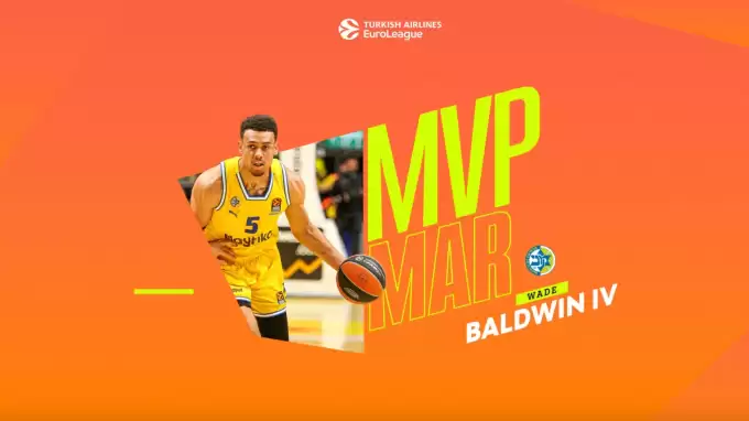 EuroLeague'de Mart ayının MVP'si Wade Baldwin!