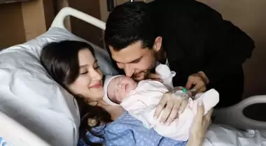 Necip Uysal'ın kızı dünyaya geldi!