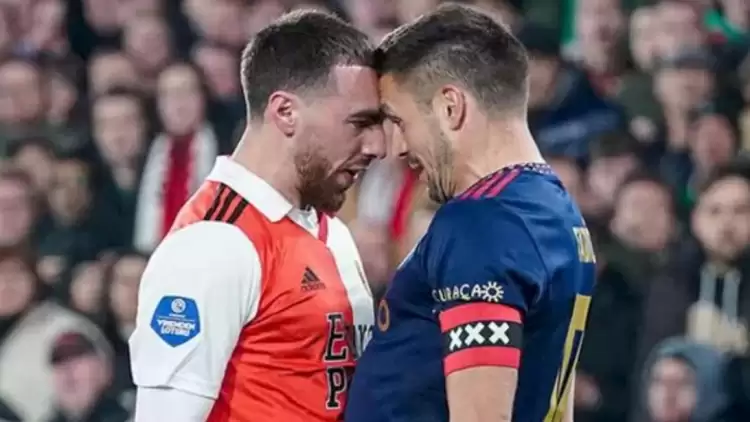 Feyenoord-Ajax Arasında Oynanan Kupa Maçında Orkun Kökçü ve Dusan Tadic Gerildi